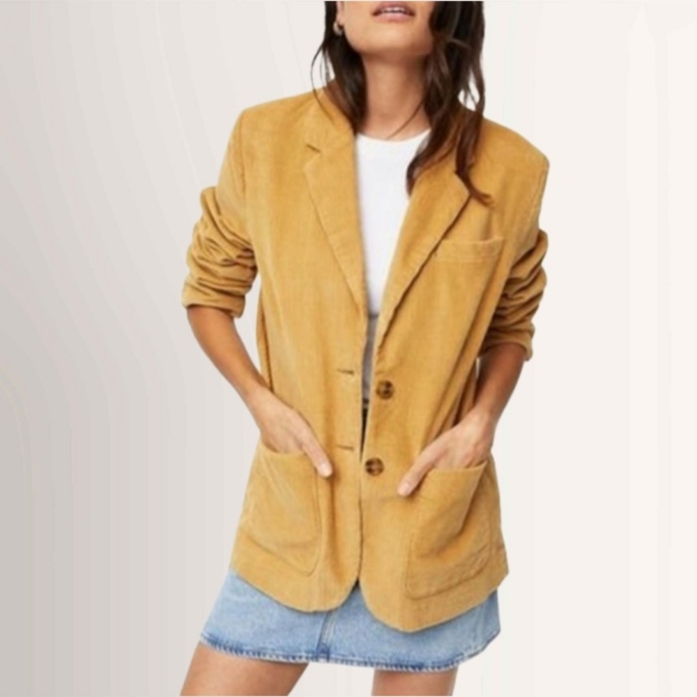 Levi's Vintage Inspired Corduroy Blazer In Iced Coffee Size Xs